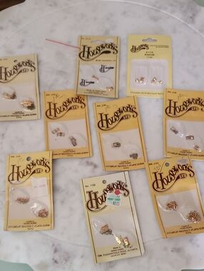 Vintage Mini Hinge And Hardware Lot